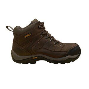 DeWalt Men’s Brown Leather Vibram Sole Waterproof Lace Up Hiking Boots Sz 10.5M